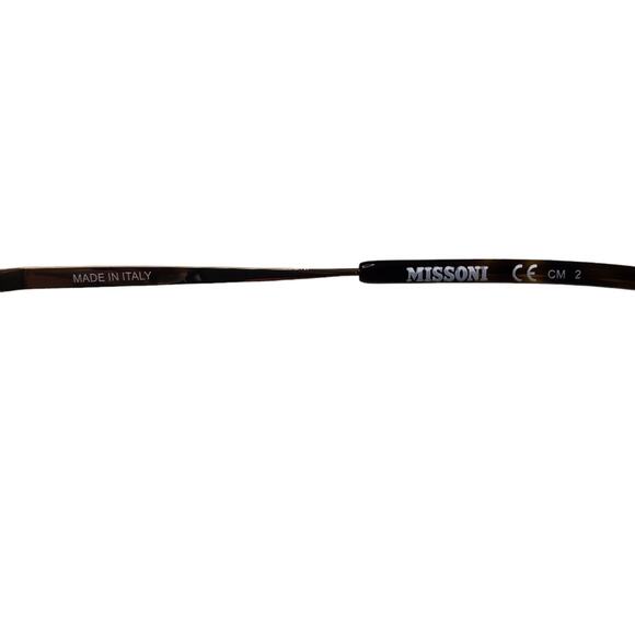 MISSONI 59mm Cat Eye Sunglasses Havana Pattern Brown Gradient NEW